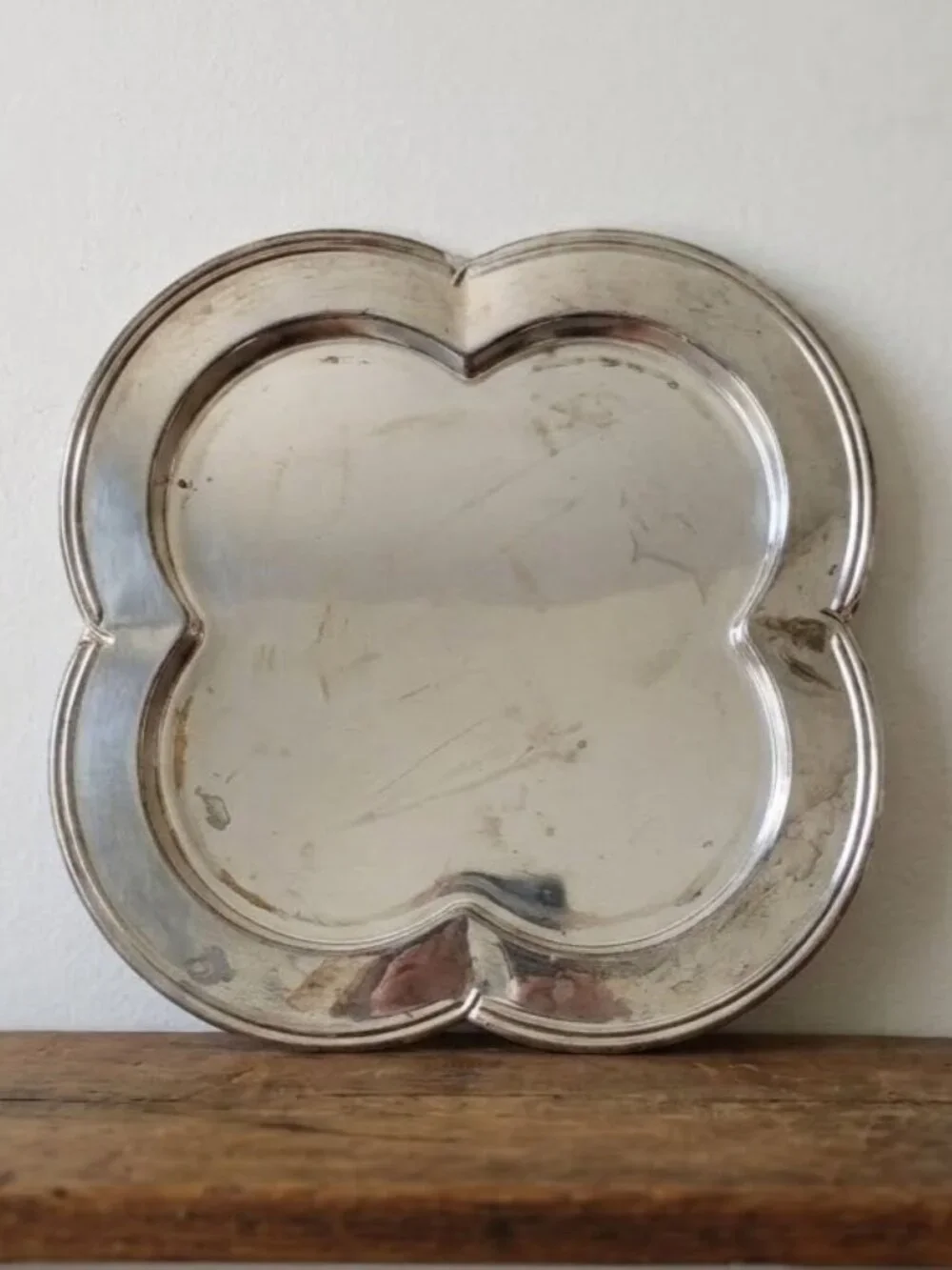 Vintage Godinger Silverplate Serving Tray Platter 13.5